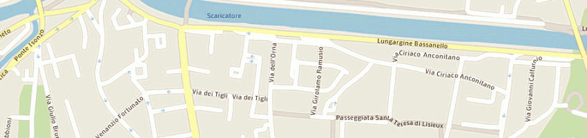 Mappa della impresa sacco giovanni a PADOVA