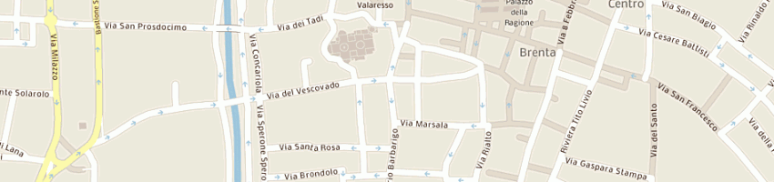 Mappa della impresa circolo arci lunanuova a PADOVA