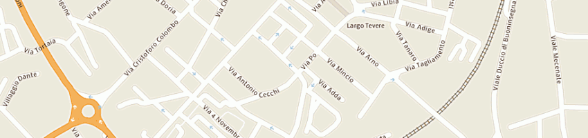 Mappa della impresa mori moira a AREZZO