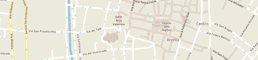 Mappa della impresa bios line spa a PADOVA