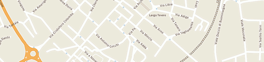 Mappa della impresa tavanti marisa a AREZZO