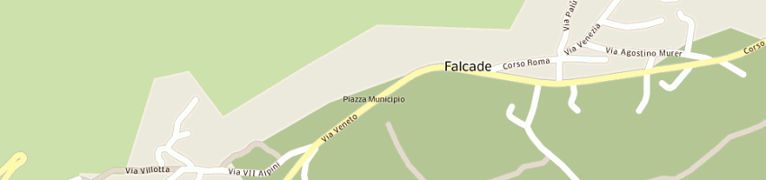 Mappa della impresa corpo nazionale soccorso alpino a FALCADE