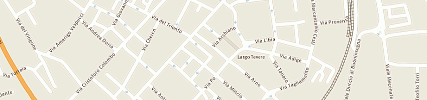Mappa della impresa lapini lucia a AREZZO