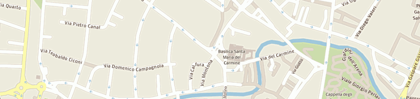 Mappa della impresa passione pesca passione sub di maurizio egidio rossi e c sas a PADOVA