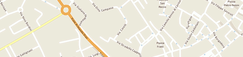 Mappa della impresa studio fagnocchi gian paolo a FAENZA