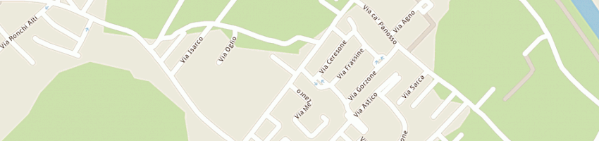 Mappa della impresa ristorante la casa a PADOVA