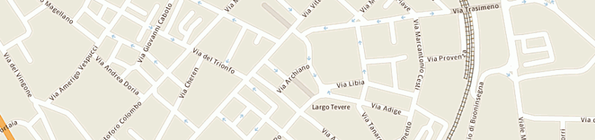 Mappa della impresa righi pier luigi a AREZZO