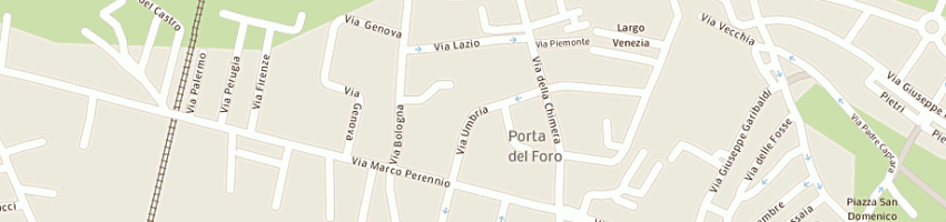 Mappa della impresa etruria vetri arezzo srl a AREZZO