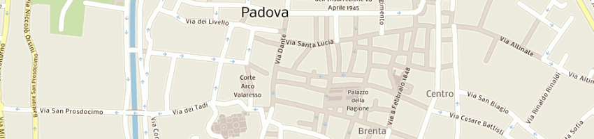 Mappa della impresa atp pubblicita di tosato mauro e c sas a PADOVA