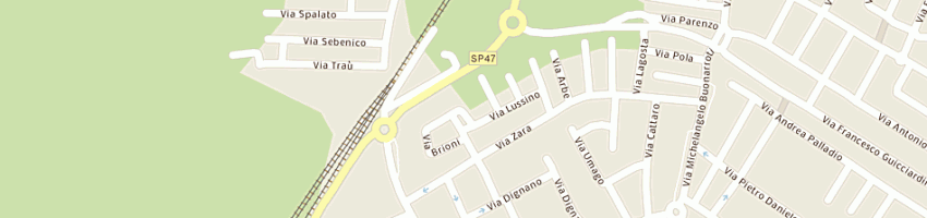 Mappa della impresa tacconi massimo a PADOVA