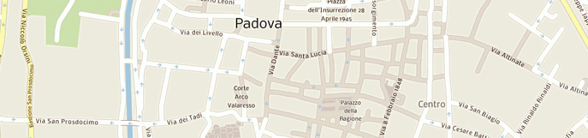Mappa della impresa assicurazioni dr assicurazioni e consulenze di alberto rigoni sa a PADOVA