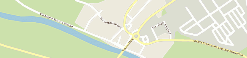 Mappa della impresa creazioni mirell a TRESIGALLO