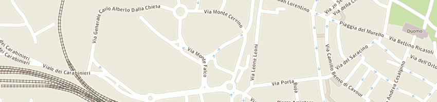 Mappa della impresa rossi daniela a AREZZO
