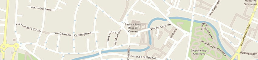 Mappa della impresa salim smamina snc di salim abul kasham mohammed a PADOVA