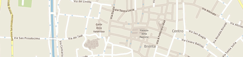 Mappa della impresa bucceri galleria antichita' a PADOVA