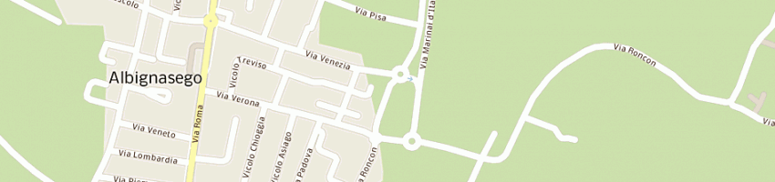 Mappa della impresa pedrocco flavio a ALBIGNASEGO