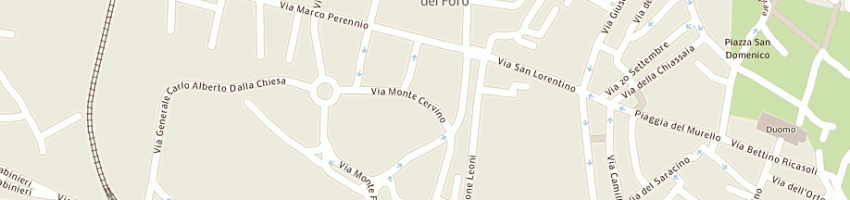 Mappa della impresa piergentili assicurazioni firenze sas di r piergentili e c a AREZZO