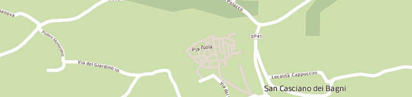 Mappa della impresa trombesi maria a SAN CASCIANO DEI BAGNI