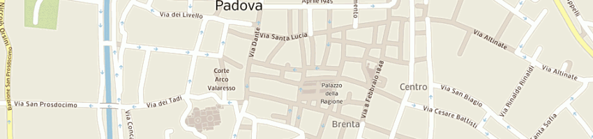Mappa della impresa ermes di trevisan maria giovanna e c (sas) a PADOVA