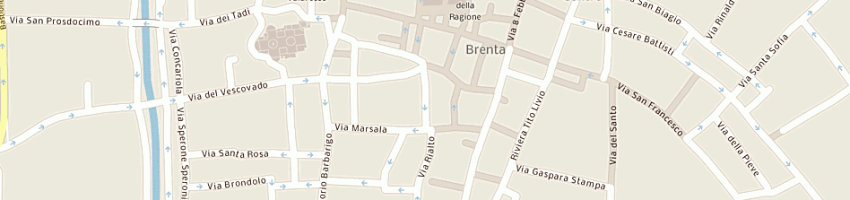 Mappa della impresa pedrini patrizia dietista a PADOVA