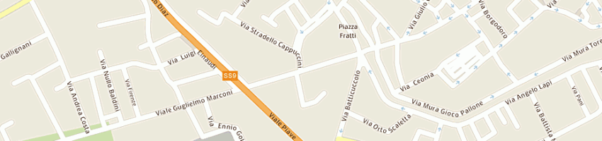 Mappa della impresa caffe' marconi di meconi marzia e c sas a FAENZA