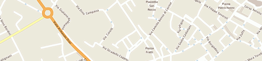Mappa della impresa fiorentini tomaso a FAENZA