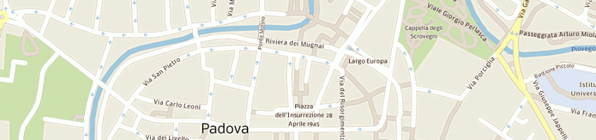 Mappa della impresa zuccherin renzo a PADOVA
