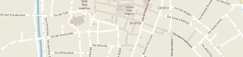 Mappa della impresa visentin guido a PADOVA