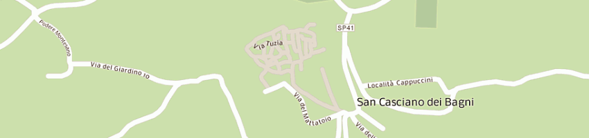 Mappa della impresa studio tecnico di architettura a SAN CASCIANO DEI BAGNI
