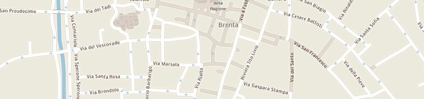 Mappa della impresa ruzzante giuseppe a PADOVA