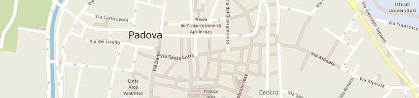 Mappa della impresa cassa di risparmio di padova e rovigo spa a PADOVA