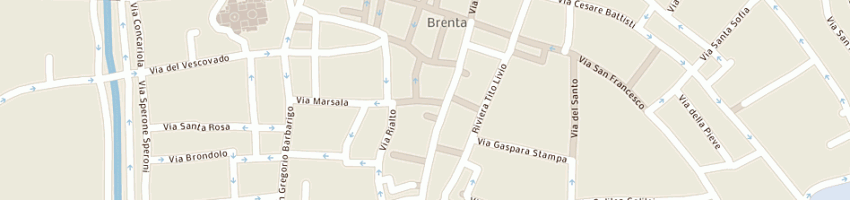 Mappa della impresa dal grano al pane di bertin paolo e c snc a PADOVA