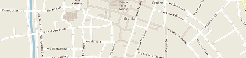Mappa della impresa cinematografo concordi srl a PADOVA