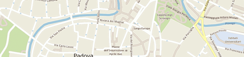 Mappa della impresa gie snc di enrico bovo e giovanna sandi a PADOVA