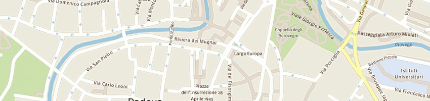 Mappa della impresa gruppo coin spa a PADOVA