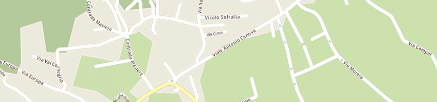 Mappa della impresa ristorante la galleria di ruzzier paolo a POSSAGNO