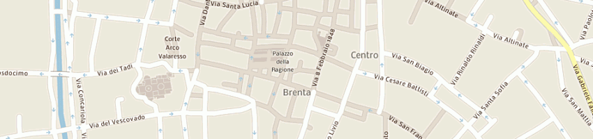 Mappa della impresa pegoraro alessandro a PADOVA