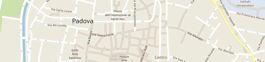 Mappa della impresa agenzia d'affari pavan di peccolo s e sanni p (snc) a PADOVA