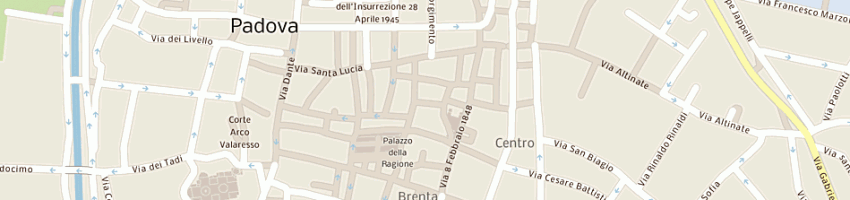 Mappa della impresa golden lady spa a PADOVA