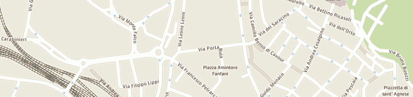 Mappa della impresa alesi snc a AREZZO