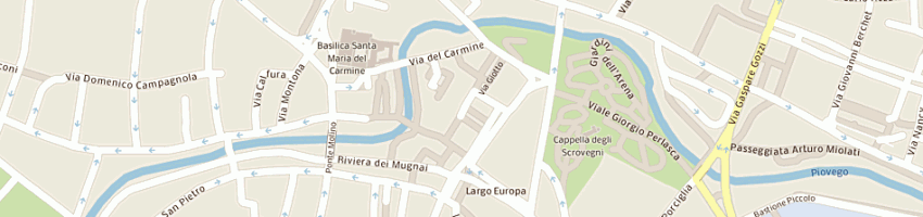 Mappa della impresa non solo libri srl a PADOVA