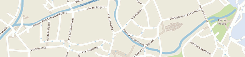 Mappa della impresa forni sas di forin fulgido e c a PADOVA