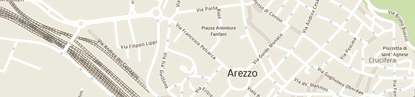 Mappa della impresa royal gim a AREZZO