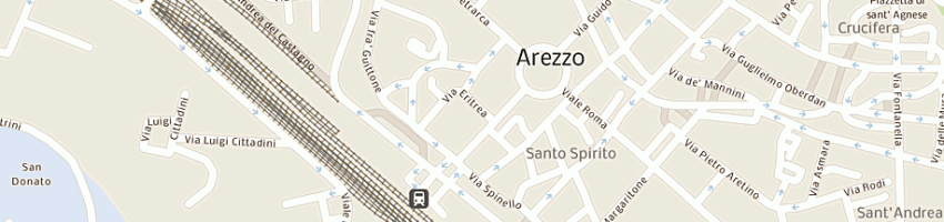 Mappa della impresa ciarpaglini giuseppe a AREZZO