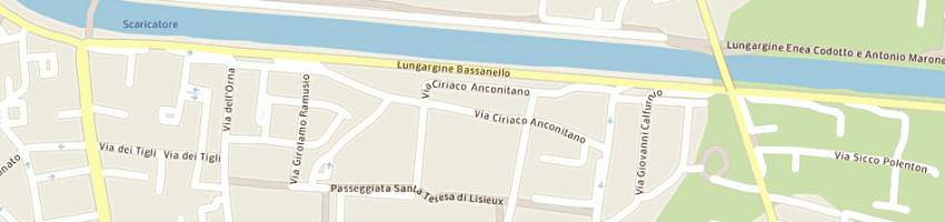 Mappa della impresa curculacos ing gianni a PADOVA