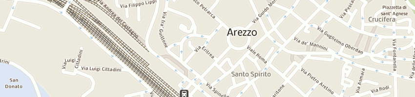 Mappa della impresa lelli gino a AREZZO