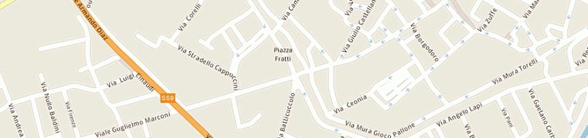 Mappa della impresa stefi sas di gaddoni giuseppina e bandini sandra a FAENZA