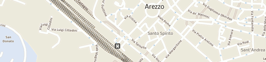 Mappa della impresa manuart di caruso luigi a AREZZO
