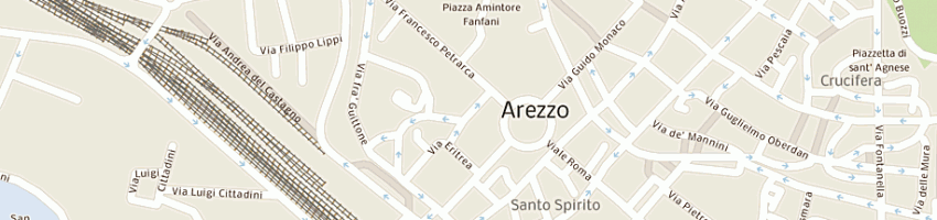 Mappa della impresa casa dell'autoradio begliomini bruno di begliomini luca e c snc a AREZZO