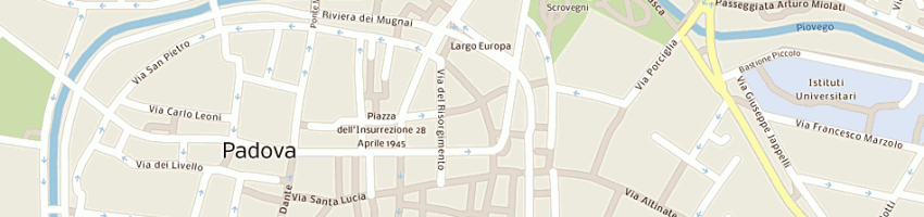 Mappa della impresa studio legale rossetto nardacchione a PADOVA